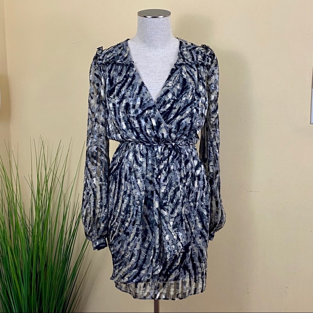 M60 Miss Sixty *NWT* Long Sleeve Faux Wrap Dress